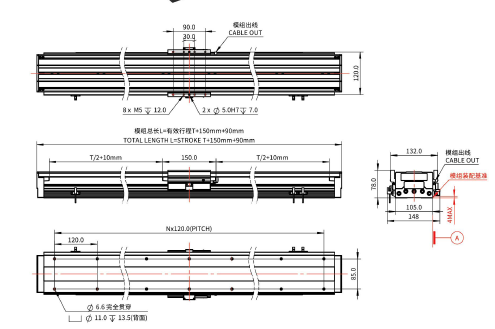 iU105-B120 直線電機(jī)