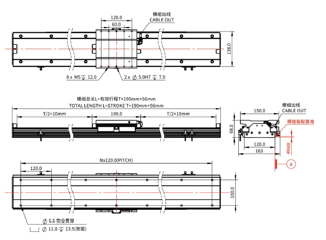 iU120-BL160 直線電機(jī)